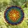 Art Lovers' Intricate Stained Glass Sun Ray Celestial Mosaic Jewel Tone Pattern Stained Glass Suncatcher - 4