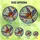 Nature Lovers' Vibrant Tiffany Style Stained Glass Bee-eater Hummingbird Art Mosaic Sky Botanical Orange Teal Mint Yellow Red Stained Glass Suncatcher - 6