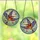 Nature Lovers' Vibrant Tiffany Style Stained Glass Bee-eater Hummingbird Art Mosaic Sky Botanical Orange Teal Mint Yellow Red Stained Glass Suncatcher - 3