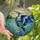Nature Lovers' Graceful Heron Tiffany Stained Glass Jewel Tone Aquatic Mosaic Pattern Stained Glass Suncatcher - 1
