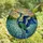 Nature Lovers' Graceful Heron Tiffany Stained Glass Jewel Tone Aquatic Mosaic Pattern Stained Glass Suncatcher - 4