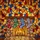 Cozy Holiday Admirers' Tiffany Stained Glass Fireplace, Jewel Tone Stockings, Intricate Geometric Mosaic Stained Glass Suncatcher - 7