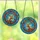 Nature Enthusiasts' Majestic Stained Glass Stag Multi-Pronged Antlers Poinsettia Border Teal Blue Mosaic Stained Glass Suncatcher - 0TC3bPO0oJ