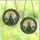 Holiday Admirers' Jewel Tone Tiffany Stained Glass Christmas Tree Golden Star Mosaic Stained Glass Suncatcher - s4nAdEVMCf