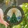 Holiday Admirers' Jewel Tone Tiffany Stained Glass Christmas Tree Golden Star Mosaic Stained Glass Suncatcher - xNWHDShwhv