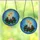 Art & Design Lovers' Luminous Tiffany Stained Glass Candles Holly Berries Blue Mosaic Stained Glass Suncatcher - 3