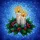 Art & Design Lovers' Luminous Tiffany Stained Glass Candles Holly Berries Blue Mosaic Stained Glass Suncatcher - 7