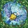 Nature Lovers' Edge-to-Edge Stained Glass Blue Tit, Golden Yellow, Cerulean & Violet Intricate Mosaic Art Stained Glass Suncatcher - 7