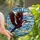 Nature Lover's Stained Glass Woodpecker Red Crown Flight Tiffany Mosaic Art Stained Glass Suncatcher - 1