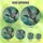 Nature Lovers' Vibrant Tiffany Stained Glass Flying Loon Teal Aqua Purple Emerald Mosaic Stained Glass Suncatcher - bDu_v7B1Sc