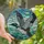 Nature Lovers' Vibrant Tiffany Stained Glass Flying Loon Teal Aqua Purple Emerald Mosaic Stained Glass Suncatcher - vl-3PUNG27