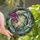 Fantasy Art Lovers' Stained Glass Hummingbird Iridescent Bat Wing Floral Celestial Mosaic Jewel Tones Stained Glass Suncatcher - pKOf1lb-Kp