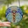 Mythology Lovers' Vibrant Tiffany Stained Glass Serpent Staff Winged Symbol Design Stained Glass Suncatcher - 2