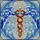 Mythology Lovers' Vibrant Tiffany Stained Glass Serpent Staff Winged Symbol Design Stained Glass Suncatcher - 7