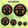Witchy Cat Lovers' Tiffany Stained Glass Black Cat Witch Hat Jewel Tone Mosaic Stained Glass Suncatcher - 6