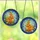 Whimsical Art Lovers' Jewel Tone Stained Glass Golden Rabbit Floral Blue Sky Mosaic Stained Glass Suncatcher - 3