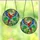 Nature Lovers' Tiffany Stained Glass Vibrant Red Orange Parrot Teal Blue Wings Lush Tropical Foliage Mosaic Stained Glass Suncatcher - 3