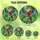 Nature Lovers' Tiffany Stained Glass Vibrant Red Orange Parrot Teal Blue Wings Lush Tropical Foliage Mosaic Stained Glass Suncatcher - 6
