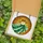 Halloween Lovers' Whimsical Friendly Ghost Witch Hat Tiffany Stained Glass Mosaic Orange Yellow Green Red Stained Glass Suncatcher - 5