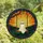 Whimsical Art Lovers' Tiffany Stained Glass Ghost Rustic Swing Sunset Mosaic Jewel Tones Stained Glass Suncatcher - 4