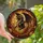 Fantasy Art Enthusiasts' Tiffany Style Stained Glass Dragon Golden Amber Red Intricate Roots Crystals Stained Glass Suncatcher - 1