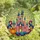 Women's Whimsical Pink Castle Stained Glass Art Glowing Pumpkin Jewel Tones Stained Glass Suncatcher - 4