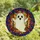 Fantasy Art Enthusiasts' Happy Ghost Swinging Tiffany Stained Glass Vibrant Jewel Tone Mosaic Stained Glass Suncatcher - 4