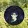 Spooky Cute Fans Tiffany Style Stained Glass Cute Ghost on Swing, Gothic Arch Mystical Night Sky Mosaic, Jewel Tones Stained Glass Suncatcher - 4