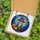 Fantasy Art Lovers' Detailed Stained Glass Fox Witch, Deep Purple Hat, Vibrant Orange & Blue Mosaic Stained Glass Suncatcher - 5