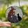 Fantasy Art Fans' Tiffany Stained Glass Pensive Witch & Black Cat Jewel Tone Mosaic Stained Glass Suncatcher - 4fJvsbac4U