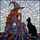 Fantasy Art Fans' Tiffany Stained Glass Pensive Witch & Black Cat Jewel Tone Mosaic Stained Glass Suncatcher - 7