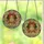 Holiday Enthusiasts' Tiffany Stained Glass Golden Bell Mosaic, Holly & Ribbon Bow, Crimson Emerald Amber Jewel Tones Stained Glass Suncatcher - TG9-88WapF