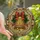 Holiday Enthusiasts' Tiffany Stained Glass Golden Bell Mosaic, Holly & Ribbon Bow, Crimson Emerald Amber Jewel Tones Stained Glass Suncatcher - n4FN2RCNi-