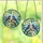 Nature Lovers' Vibrant Tiffany Stained Glass Eastern Bluebirds Dogwood Bloom Mosaic with Royal Blue & Orange Jewel Tones Stained Glass Suncatcher - 3