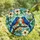 Nature Lovers' Vibrant Tiffany Stained Glass Eastern Bluebirds Dogwood Bloom Mosaic with Royal Blue & Orange Jewel Tones Stained Glass Suncatcher - 4