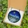 Nature Enthusiasts' Stained Glass Snowy Village, Twinkling Stars & Mountain Peaks Design Stained Glass Suncatcher - 5