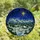 Nature Enthusiasts' Stained Glass Snowy Village, Twinkling Stars & Mountain Peaks Design Stained Glass Suncatcher - 4