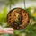 Mystical Art Enthusiasts' Jewel Tone Stained Glass Sorceress Moon Autumnal Floral Mosaic Stained Glass Suncatcher - tvYbc8Wydo