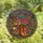 Western & Floral Enthusiasts' Tiffany Stained Glass Cowboy Romance Hibiscus Boots Rococo Filigree Jewel Tones Stained Glass Suncatcher - 4