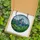 Nature Lovers' Vibrant Tiffany Stained Glass Mountain Landscape Mosaic, Deep Blue, Orange & Green Jewel Tones Stained Glass Suncatcher - 5