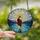 Serene Art Admirers Tiffany Stained Glass Jesus Walking Water, Golden Halo, Jewel Tone Ethereal Landscape Stained Glass Suncatcher - lE57zTIoFH