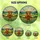 Highland Cow Lovers' Majestic Stained Glass Portrait Golden Orange Green Hills Intricate Mosaic Stained Glass Suncatcher - 6