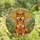 Shiba Inu Lovers' Joyful Stained Glass Shiba Dog Smiling Mosaic with Orange Amber Swirling Jewel Tones Stained Glass Suncatcher - 4