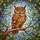 Nature Lovers' Vibrant Stained Glass Owl Tiffany Style Jewel Tone Forest Mosaic Stained Glass Suncatcher - 7