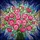 Garden Enthusiasts' Luminous Tiffany Style Pink Camellia Floral Jewel Tone Mosaic Art Stained Glass Suncatcher - 7