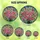 Garden Enthusiasts' Luminous Tiffany Style Pink Camellia Floral Jewel Tone Mosaic Art Stained Glass Suncatcher - 6