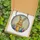 Easter Celebration & Nature Lovers Tiffany Stained Glass Fluffy Brown Rabbit Radiant Jewel Tone Easter Eggs Mosaic Stained Glass Suncatcher - RD-XqmIxJM