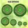 Nature Lovers' Vibrant Tiffany Style Stained Glass Four-Leaf Clover Emerald Green Lime Amber Mosaic Stained Glass Suncatcher - 5__ADEzqdX