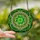 Nature Lovers' Vibrant Tiffany Style Stained Glass Four-Leaf Clover Emerald Green Lime Amber Mosaic Stained Glass Suncatcher - rkyRaTrlMN