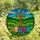 Faithful Individuals' Vibrant Stained Glass Cross Mosaic with Jewel Tone Easter Eggs, Tiffany Style Blue Green Gold Purple Orange Stained Glass Suncatcher - 4